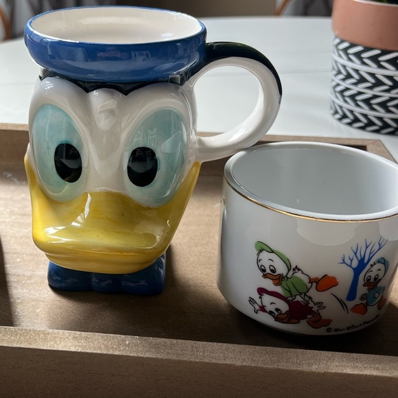 Two Disney mugs! Donald and his nephews! Mug Coffee Cups Korea and Japan - Picture 3 of 3